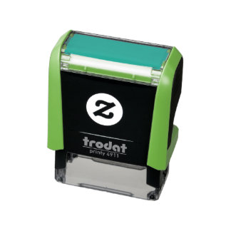 Svart Anpassade gör din egen Självfärgande Stämpel