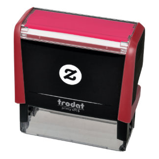 Svart Anpassade gör din egen Självfärgande Stämpel
