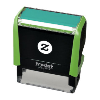 Svart Anpassade gör din egen Självfärgande Stämpel