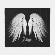 Svart anpassat namn för ANGEL VINGAR
