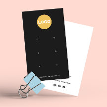 Svart Anpassningsbar Lägg till Logotyp 6 Hål Stud