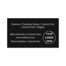 Svart Anpassningsbar Logotyp Text Modern Minimalis