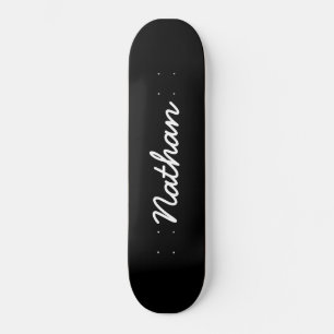 Svart Anpassningsbar Mini Skateboard Bräda 18,5 Cm