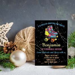 Svart Anpassningsbar vid dagmånsbas och roll Inbjudningar