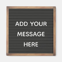 Svart anslagstavla i Ram Anpassningsbar Message Ma