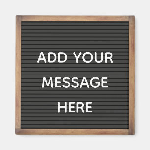 Svart anslagstavla i Ram Anpassningsbar Message Ma Magnet