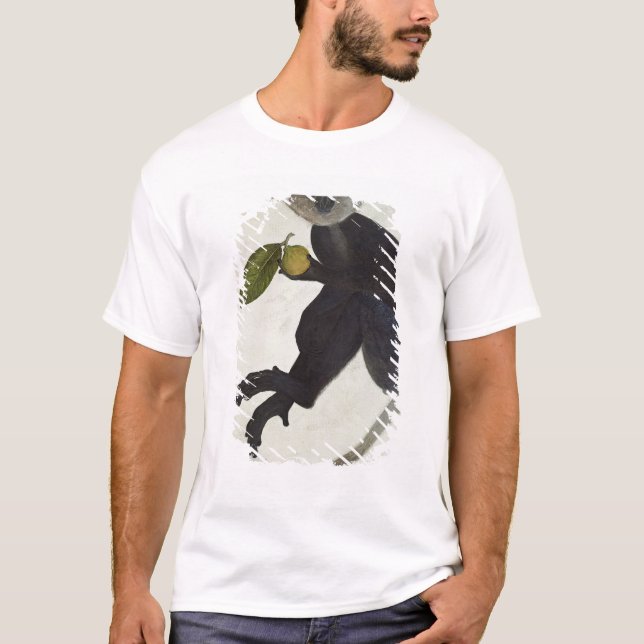 Svart apa t-shirt (Framsida)