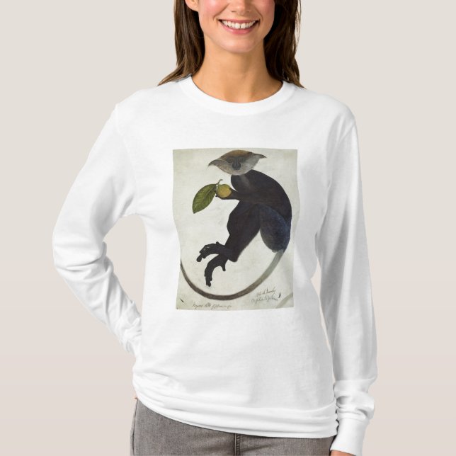 Svart apa tee shirt (Framsida)