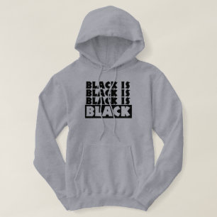 Svart är svart hoodie