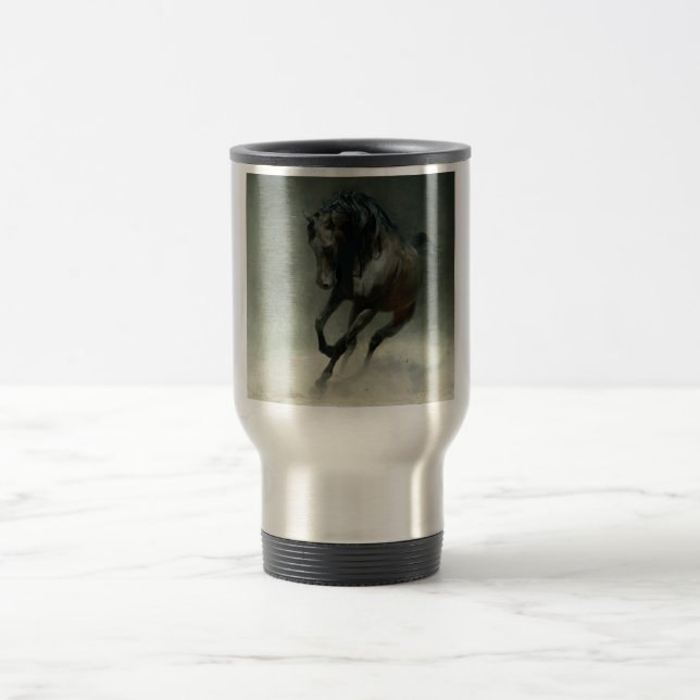 Svart arabisk travel mug resemugg (Center)