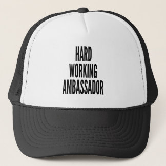 Svårt arbetande ambassadör truckerkeps