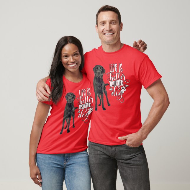 Svart arbeterövringstid är bättre med en Hund T Shirt (Unisex)