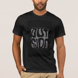 Svart ärmlösning T-shirt med ny design
