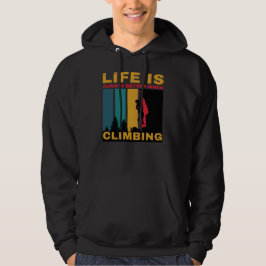 Svart återställande av Vintage, klätterkampanj Hoodie