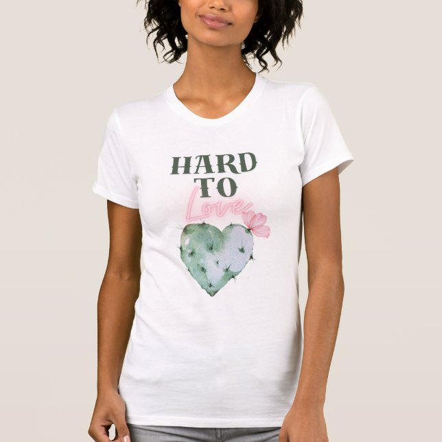 Svårt att älska t shirt (Framsida)