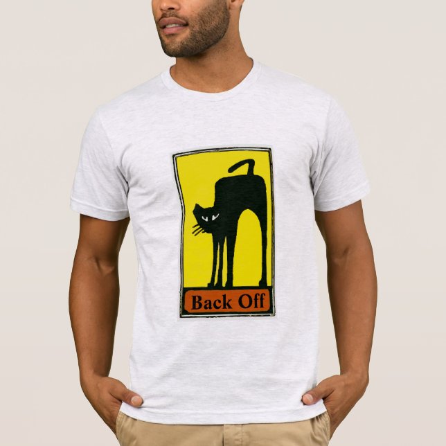 Svart av, lägg till Vuxen T-Shirt (Framsida)