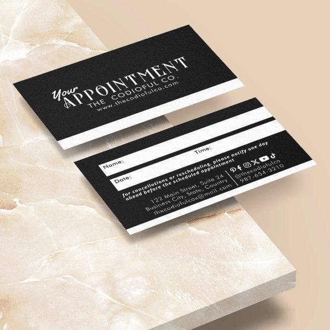 Svart avtalat kort (Skapare uppladdad)