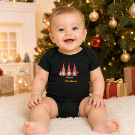 Svart baby bodysuit t shirt