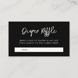 Svart babyduschblare för contemporary tilläggskort