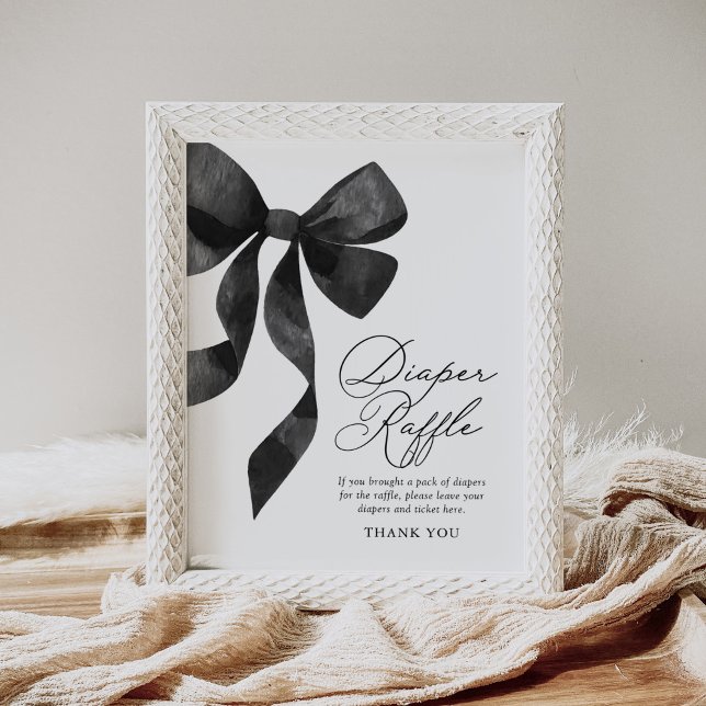 Svart babyskor - papperskorgssymbol poster (Skapare uppladdad)