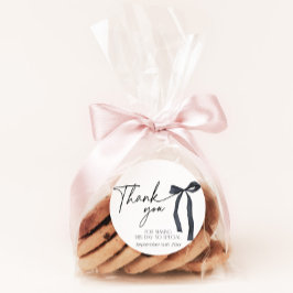 Svart båge gotisk bröllopsfavorabelklistermärke runt klistermärke