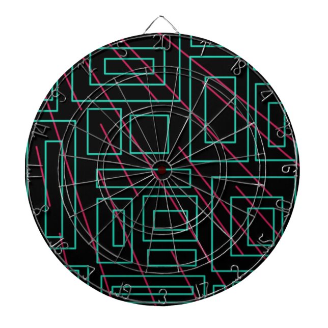 svart bakgrundsdesign darttavla (Framsidan)