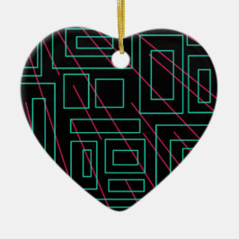 svart bakgrundsdesign julgransprydnad keramik