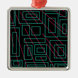 svart bakgrundsdesign julgransprydnad metall