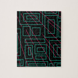 svart bakgrundsdesign pussel