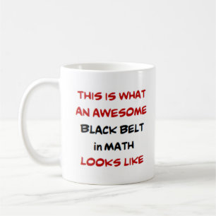 Svart bälte i matte, fantastisk kaffemugg