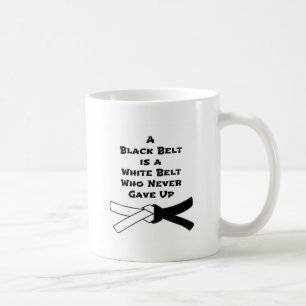Svart bälte kaffemugg