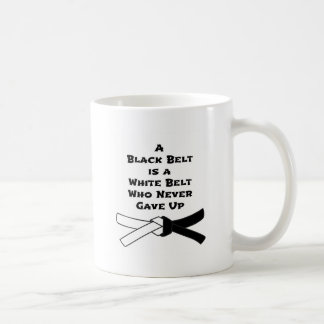 Svart bälte kaffemugg