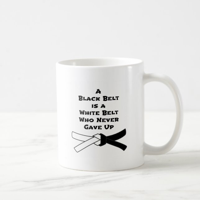 Svart bälte kaffemugg (Höger)