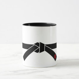 Svart bälte, kampsport黒帯, 武道 mugg