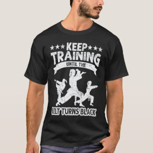 Svart Bälte Kampsportsträning Karate Kvinnor Jiu J T Shirt