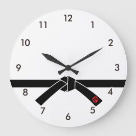 Svart Bälte, martialkonst 黒 帯, 武 道 Stor Klocka