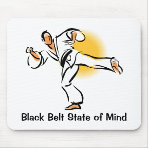 Svart bälte som är statligt av Mind Mousepad, st Musmatta
