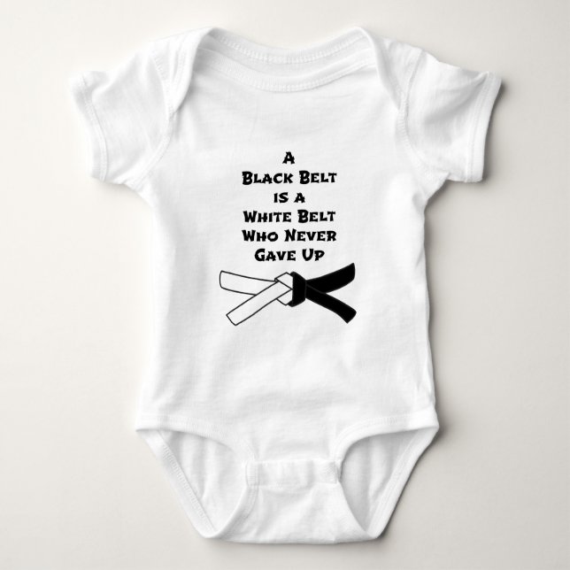 Svart bälte t-shirt (Framsida)