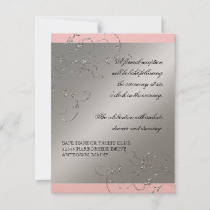 Svart Band Elegans, Mottagningsinbjudningar Inbjudningar