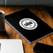 Svart bärbar logotyp för anpassningsbar