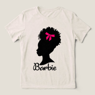 Svart Barbie T Shirt