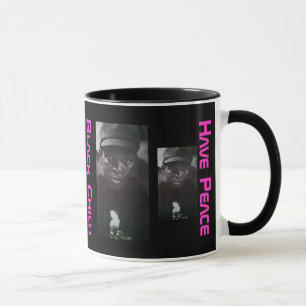 Svart barn mugg
