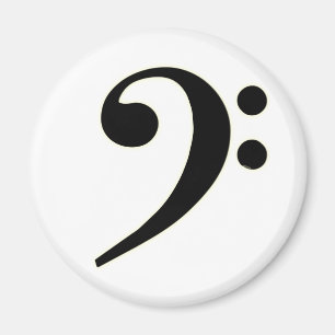 Svart basklav magnet