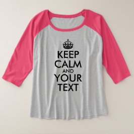 Svart Behålla, Lugn och text Tröja