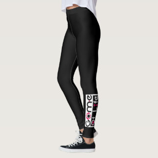 Svart bening leggings