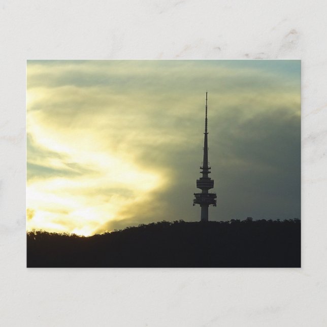 Svart berg vykort (Framsida)