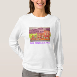 svart bergstenar t-shirt