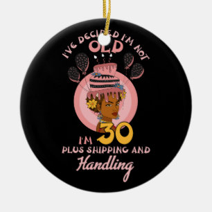Svart Betty Birthday Boop Motivational I_ve Deterd Julgransprydnad Keramik