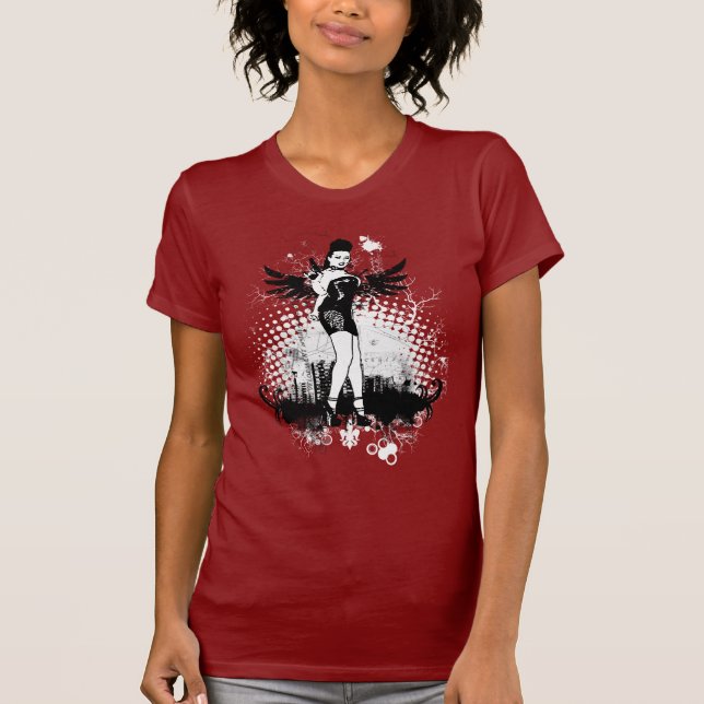 svart betty tee shirt (Framsida)