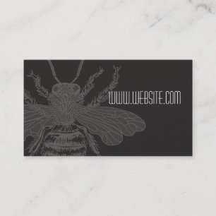 Svart bi Bizcard Visitkort